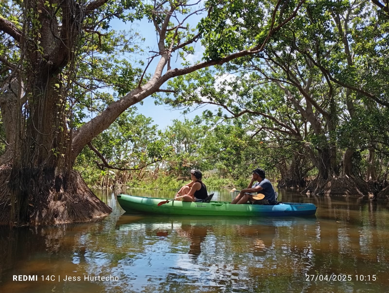 Kayak en río Istián, Ometepe